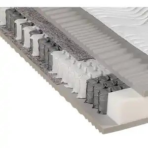 Xora Taschenfederkernmatratze, Weiß, Textil, H3, Füllung: Polyester, 100x200 cm, Made in Germany, Oeko-Tex® Standard 100, Härtegradauswahl, Bezug abnehmbar/waschbar, Ober- und Unterseite verstepp