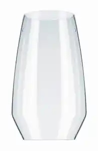 Schienensystem-Leuchtenschirm Vento aus Glas, Klar