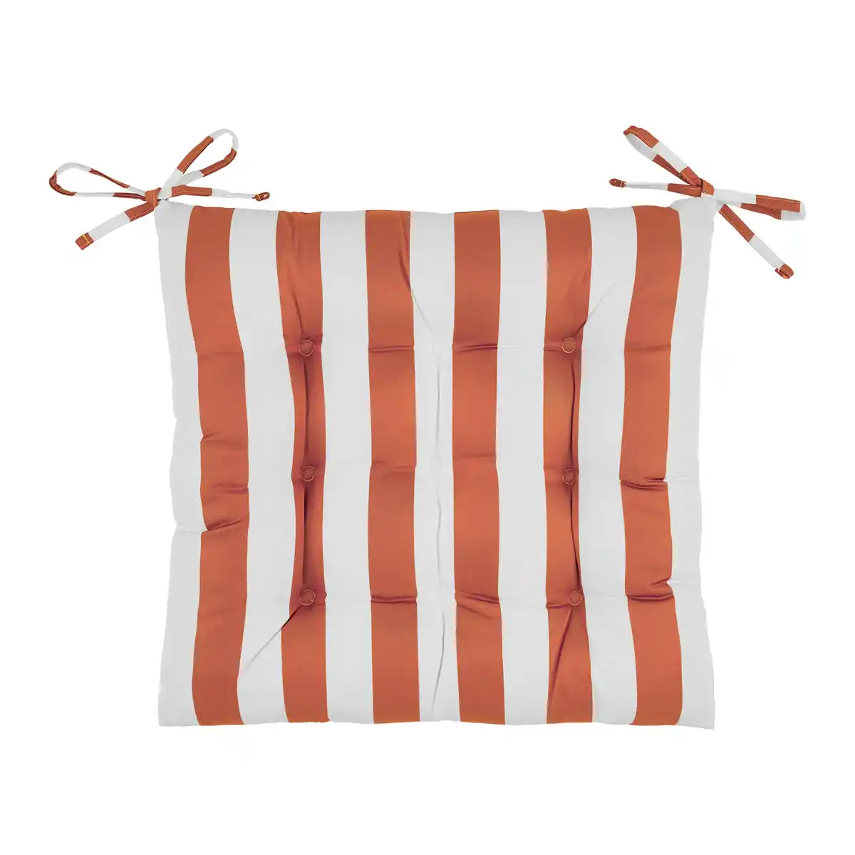 Bild 1 von Sitzkissen Amore Streif Orange/Weiß ca. 45x45cm, Orange, Weiß