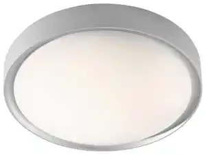 Badezimmer-Deckenleuchte Clarimo in Titan max. 18 Watt Deckenlampe, Titanfarben