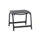 Bild 1 von Siena Garden Gartenhocker, Anthrazit, Metall, Kunststoff, 52x45x52 cm, Gartenmöbel, Gartenstühle, Gartenhocker