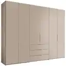 Bild 1 von Dieter Knoll Drehtürenschrank Gerino, Elfenbein, Holzwerkstoff, 6 Fächer, 3 Schublade(n) Schubladen, 298x222x63 cm, Blauer Engel, BQ - Bündnis für Qualität, Made in Germany, Dgm, DGM-Klimapakt,