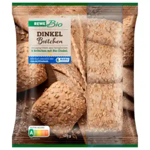 REWE Bio Dinkelbrötchen 6 Stück 420g