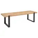 Bild 1 von Musterring Bettbank Joline, Eiche, Holz, Wildeiche, massiv, 2-Sitzer, 140x40x44 cm, Goldenes M, Dgm, Wohnzimmer, Hocker, Sitzhocker