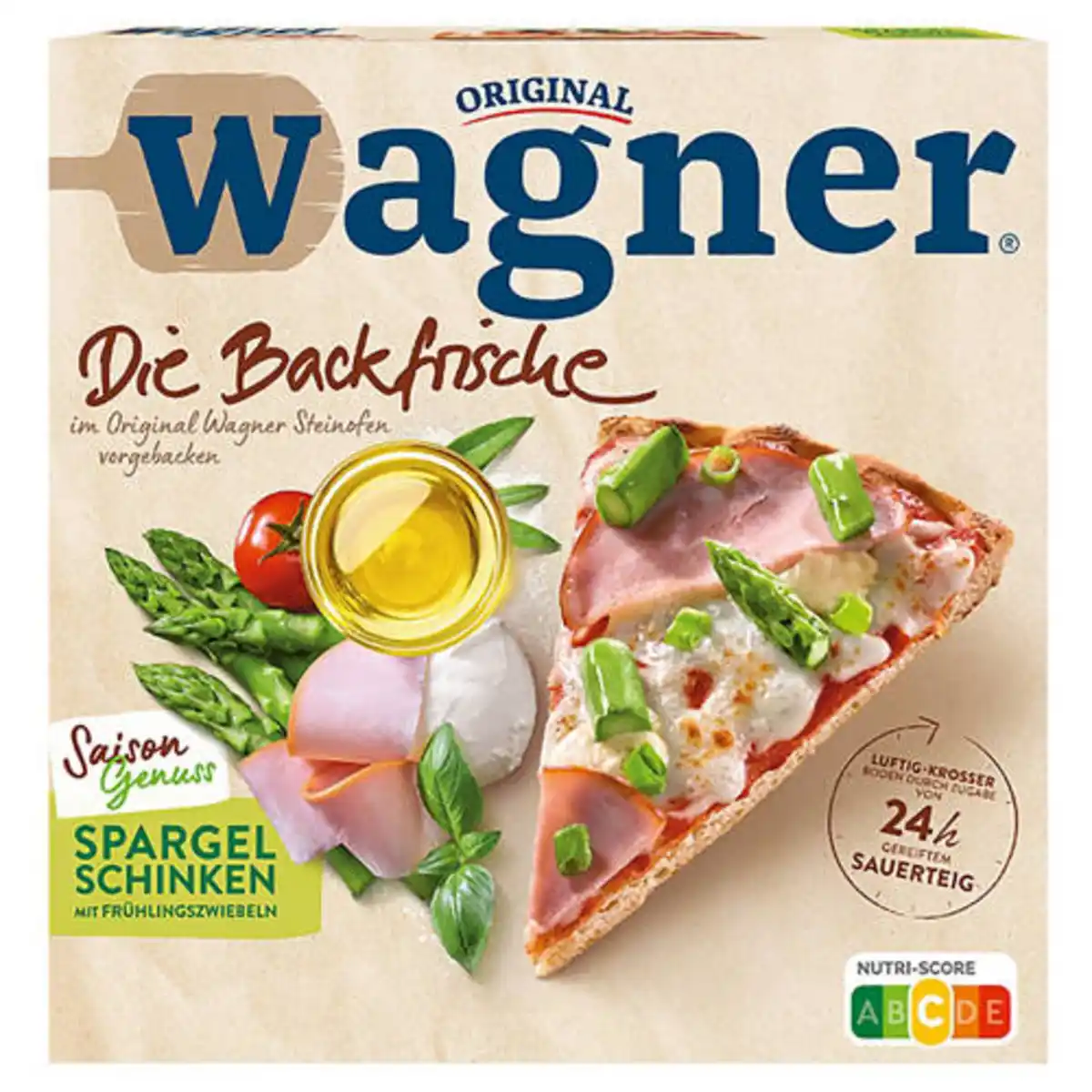 Bild 1 von WAGNER Die Backfrische Spargel-Schinken 350 g