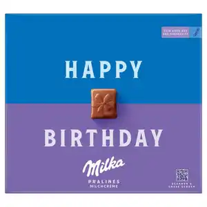 MILKA Pralinen 110 g, Happy Birthday