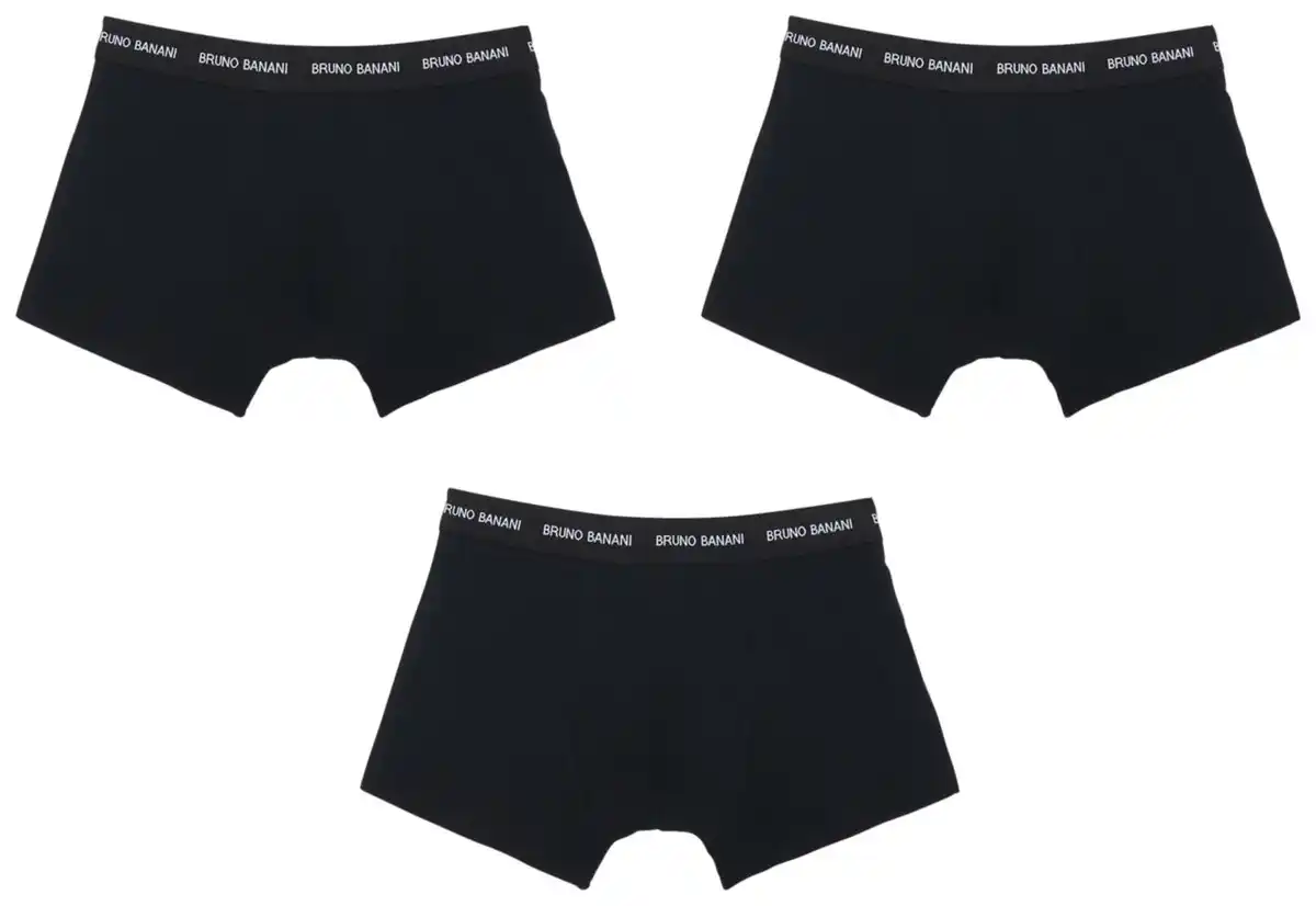 Bild 4 von BRUNO BANANI Herren-Boxershorts, 3-St.-Packg.
