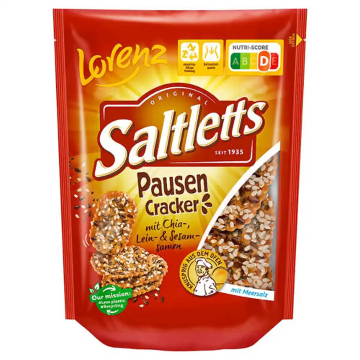 Bild 1 von LORENZ Saltletts 100 g, Pausen Cracker