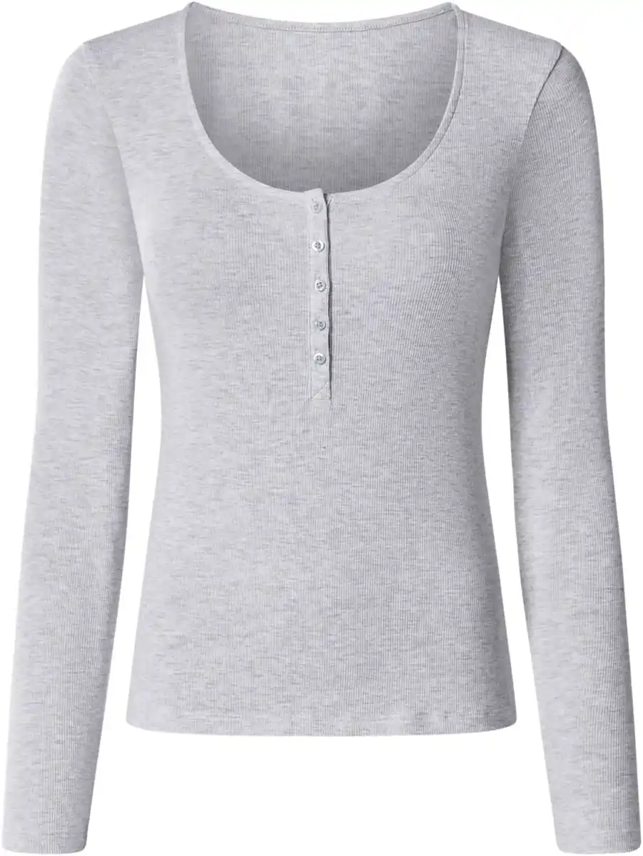 Bild 2 von ESMARA® Damen-Langarmshirt gerippt