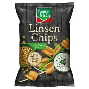 FUNNY FRISCH Linsen Chips 90 g, Sour Cream