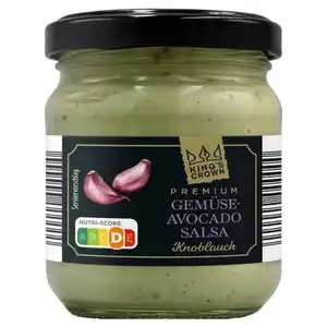 KING'S CROWN Gemüse-Avocado Salsa 170 ml, Knoblauch