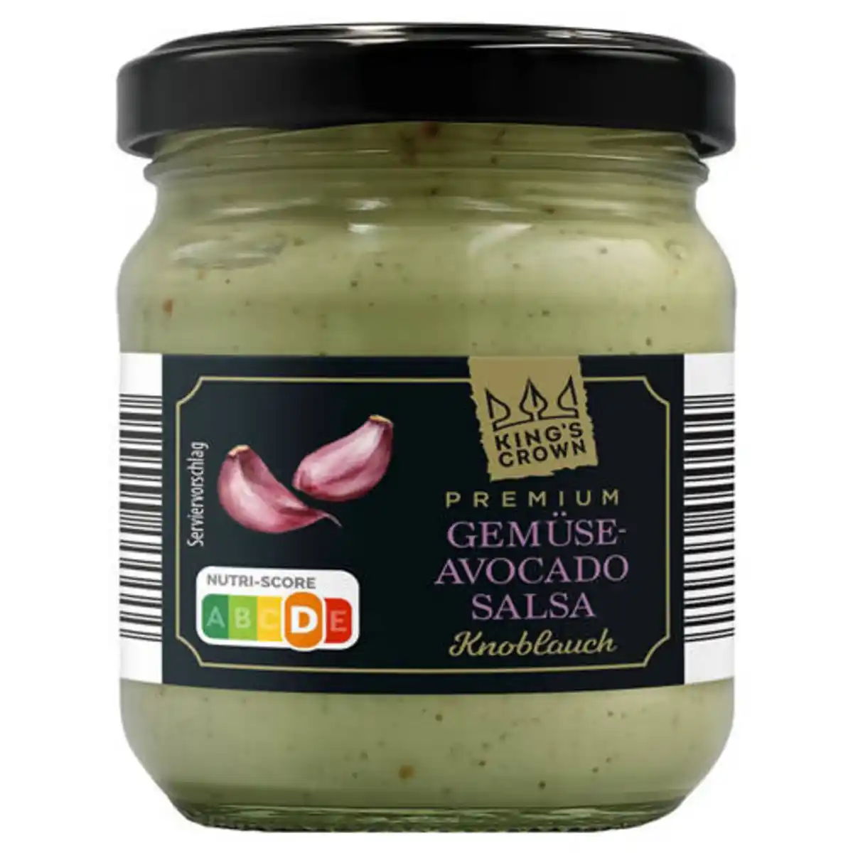 Bild 1 von KING'S CROWN Gemüse-Avocado Salsa 170 ml, Knoblauch