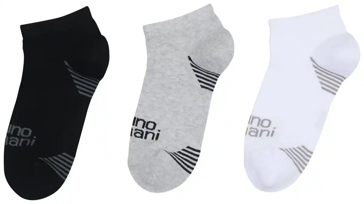 Bild 3 von BRUNO BANANI Herren-Sneakersocken, 3 Paar