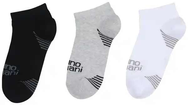 Bild 3 von BRUNO BANANI Herren-Sneakersocken, 3 Paar