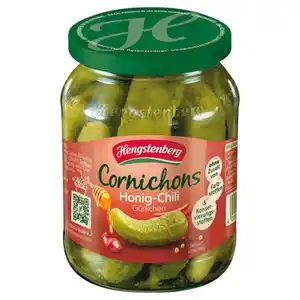 HENGSTENBERG Cornichons Mix, Honig-Chili