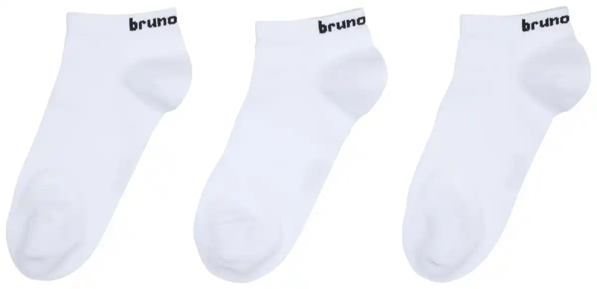 Bild 2 von BRUNO BANANI Herren-Sneakersocken, 3 Paar