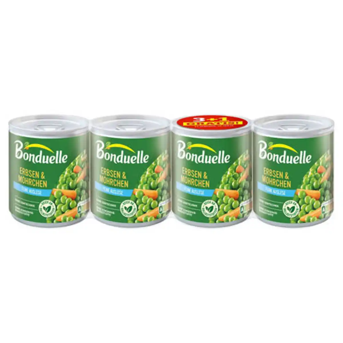 Bild 1 von BONDUELLE Erbsen mt Möhren 200 g