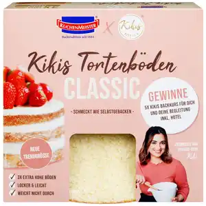 KUCHENMEISTER X KIKIS KITCHEN Tortenböden, 300-g-Packg.
