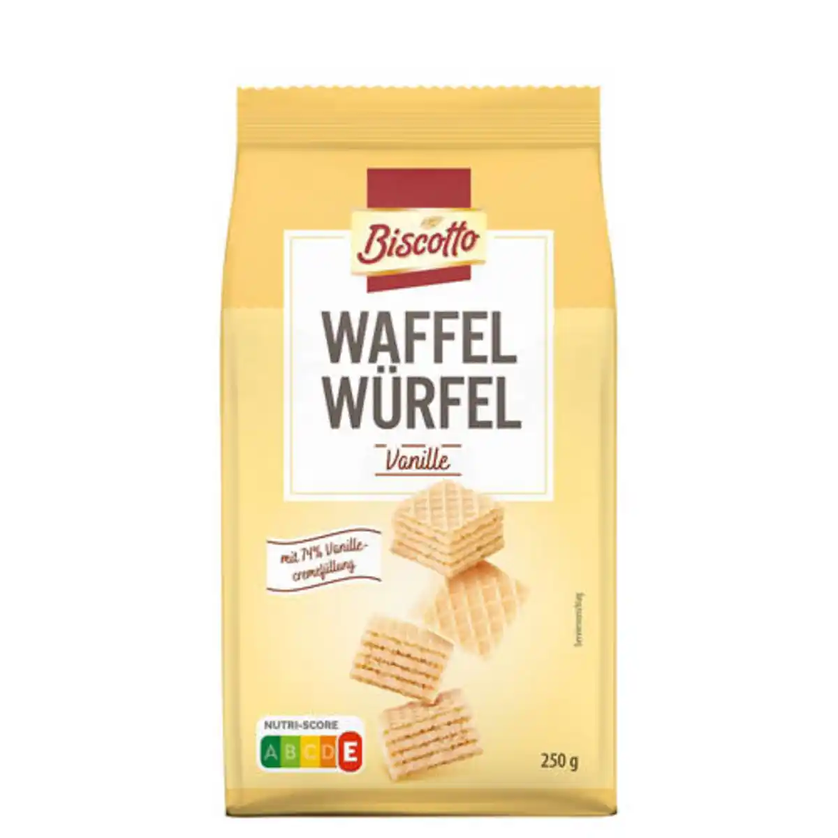Bild 1 von BISCOTTO Waffel Würfel 250 g, Vanille