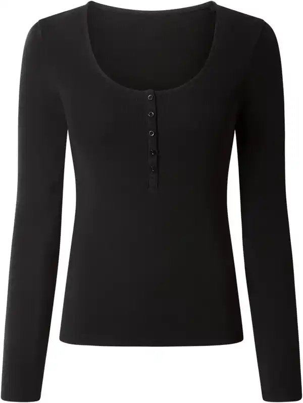 Bild 4 von ESMARA® Damen-Langarmshirt gerippt