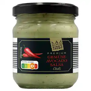 KING'S CROWN Gemüse-Avocado Salsa 170 ml, Chili