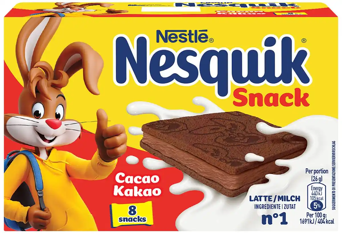 Bild 1 von NESQUIK Snack, 8 St. = 208-g-Packg.