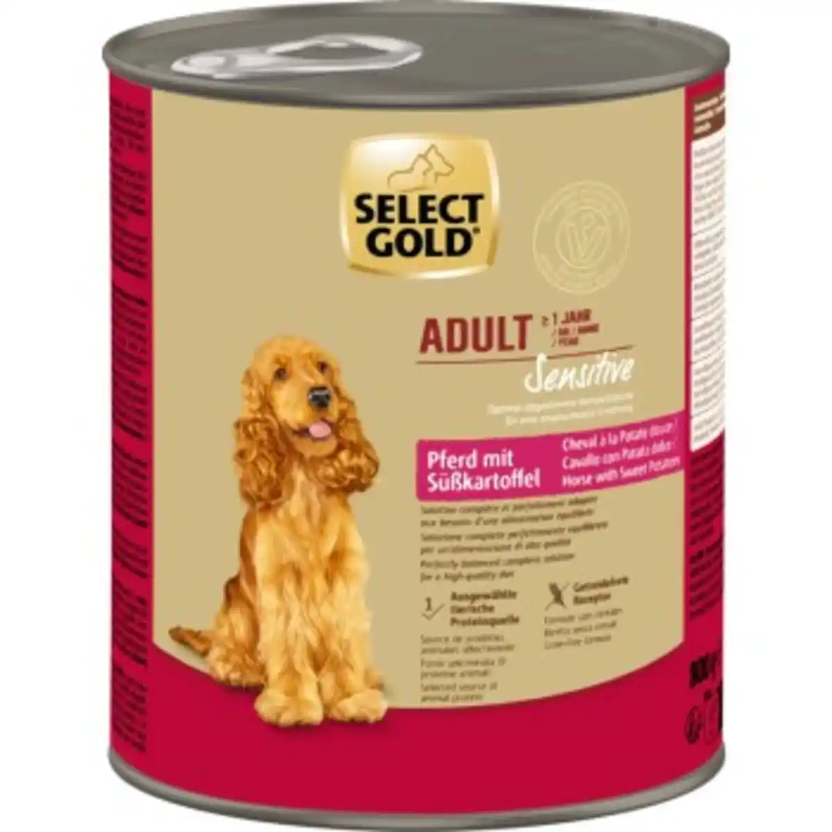 Bild 1 von SELECT GOLD Sensitive Nassfutter Adult Pferd mit Süßkartoffel 6x800 g