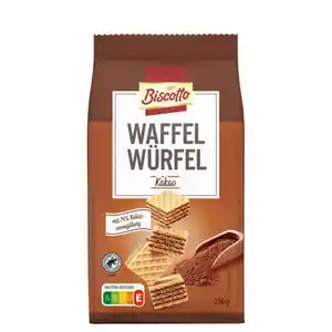 BISCOTTO Waffel Würfel 250 g, Kakao