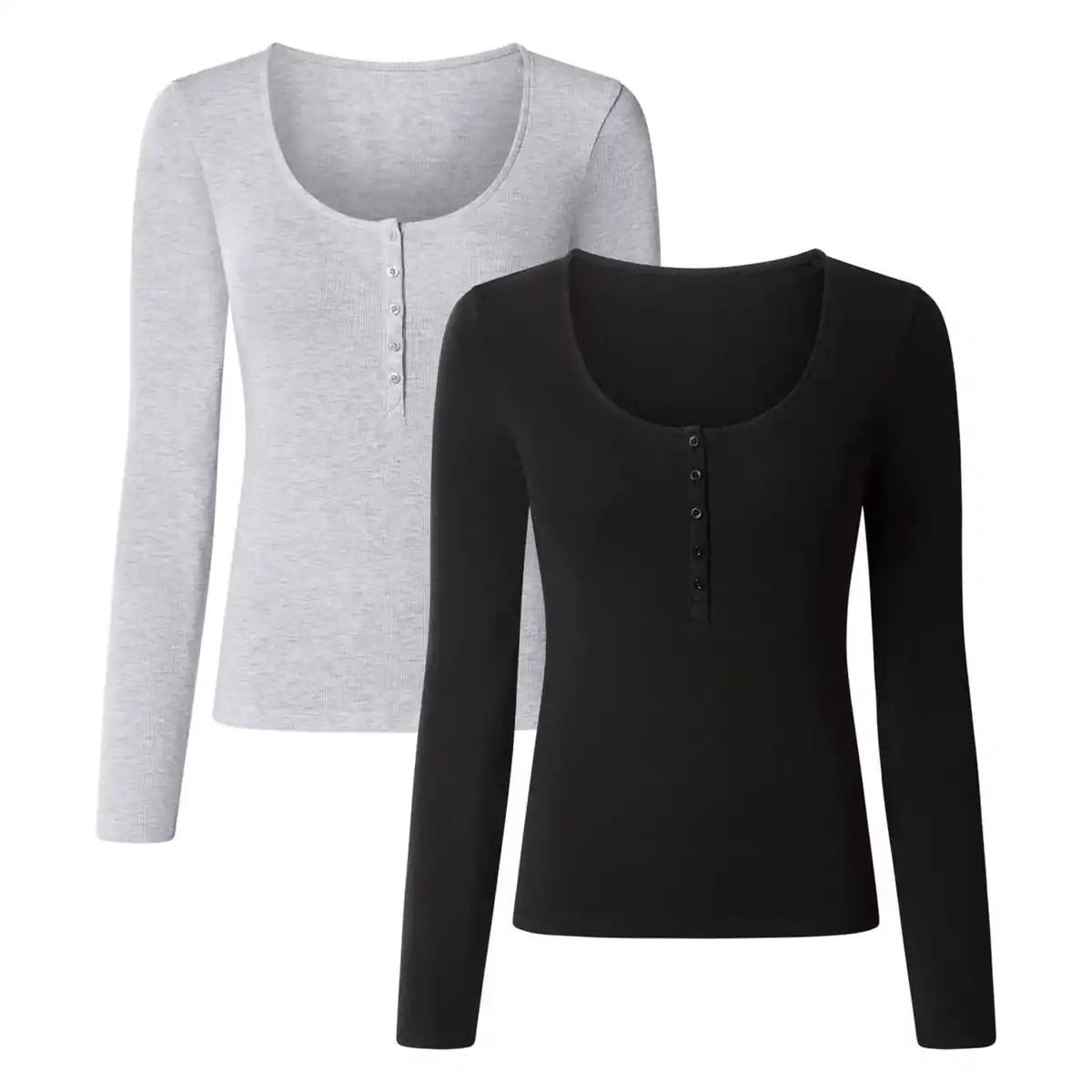 Bild 1 von ESMARA® Damen-Langarmshirt gerippt