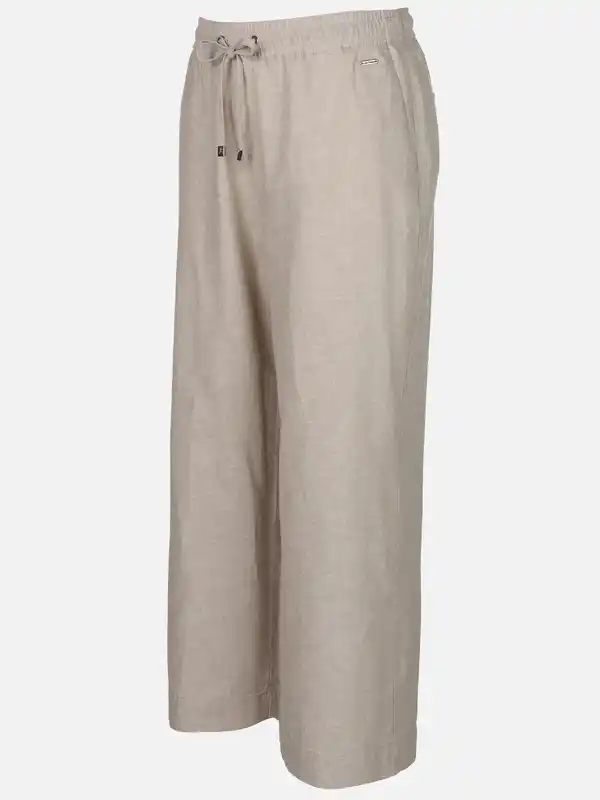 Bild 3 von Damen Leinen Culotte Weiß