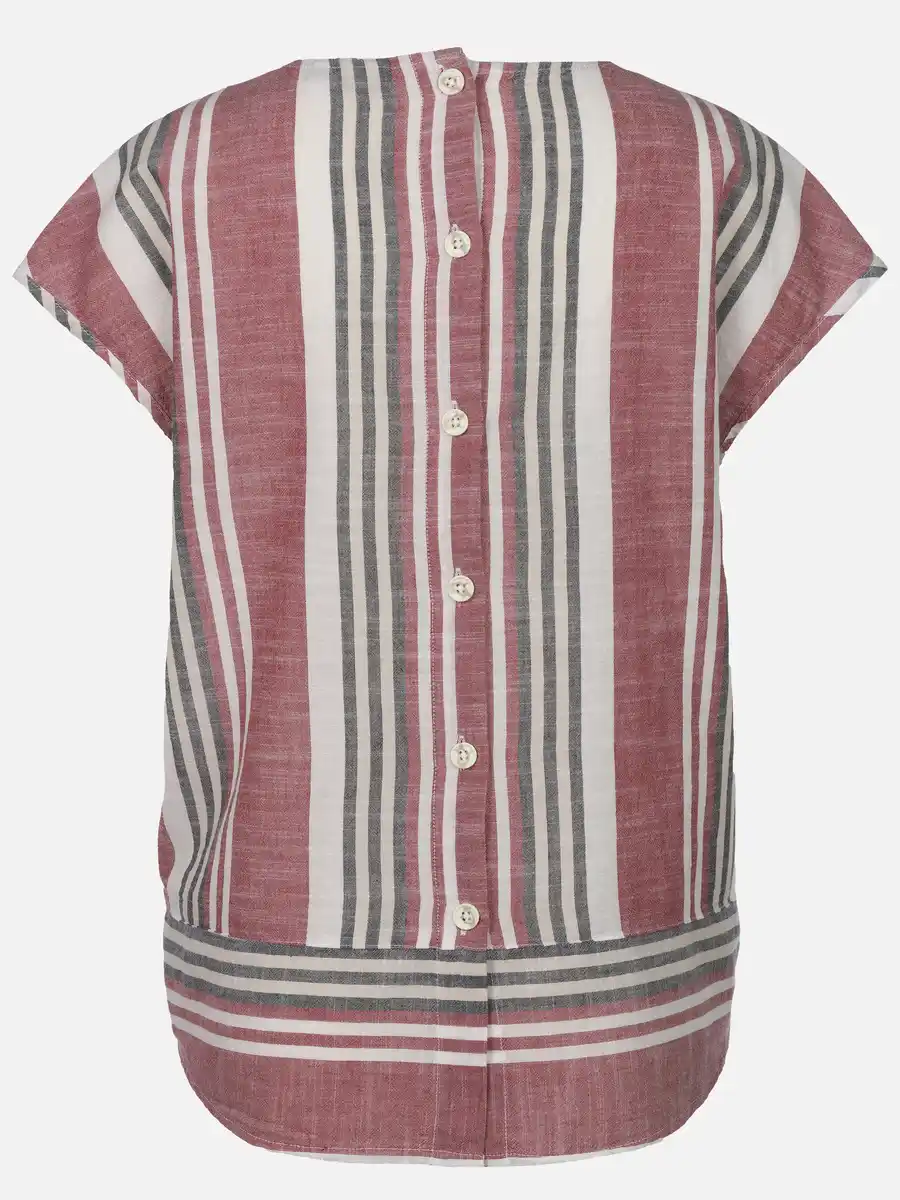 Bild 2 von Damen Schlupfbluse mit Streifen Rot