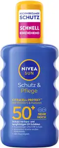 NIVEA SUN Sonnenspray Schutz & Pflege LSF50+, 200 ml