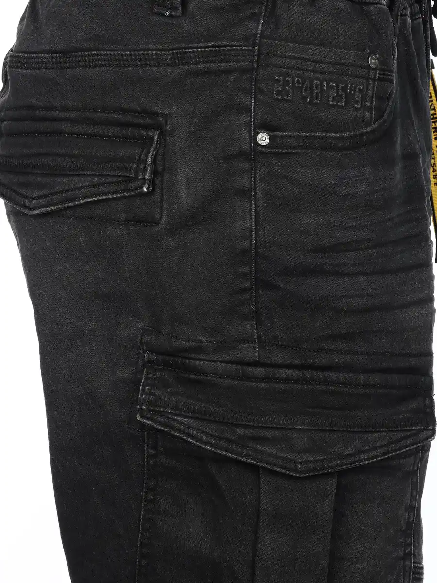 Bild 4 von Herren Crgo-Shorts Schwarz