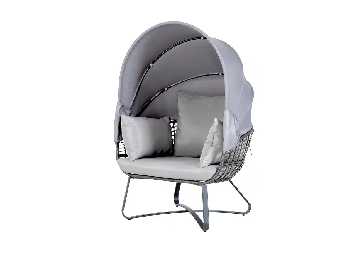 Bild 1 von Loungesessel „Egg-Chair“ faltbares Dach