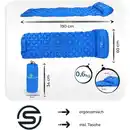 Bild 2 von Sportisfaction Isomatte Selbstaufblasend 600g Ultraleicht Campingmatte 190x58x5cm