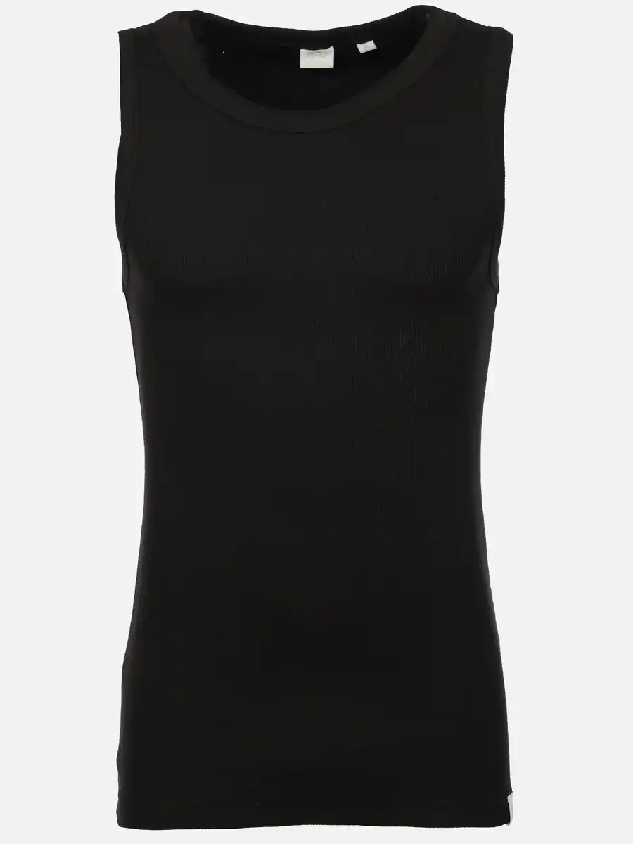 Bild 1 von Herren Rippshirt Schwarz