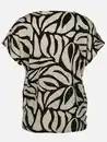 Bild 2 von Damen Shirt mit Musterprint Beige