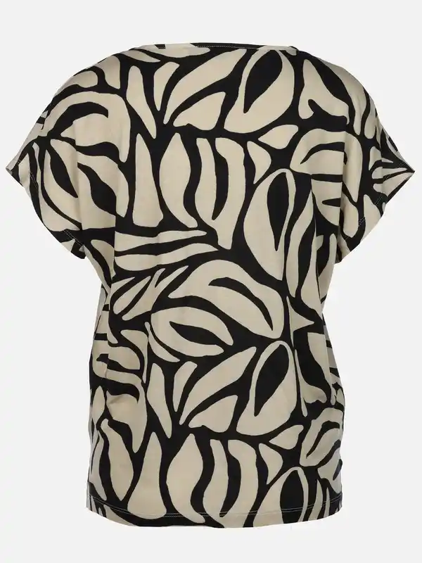 Bild 2 von Damen Shirt mit Musterprint Beige