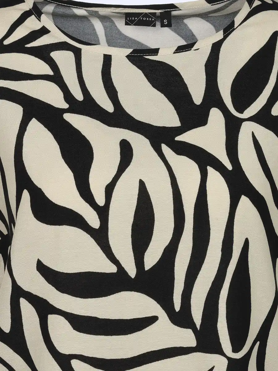 Bild 3 von Damen Shirt mit Musterprint Beige