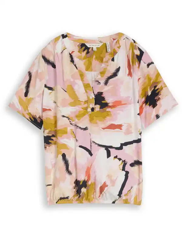 Bild 2 von Damen Schlupfbluse mit Alloverprint Bunt