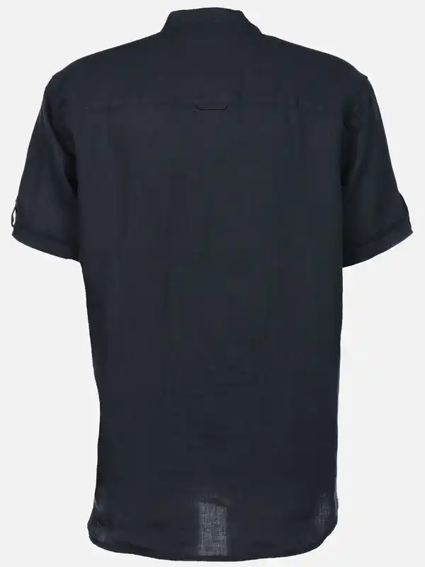 Bild 2 von Herren Leinenhemd mit Stehkragen Blau