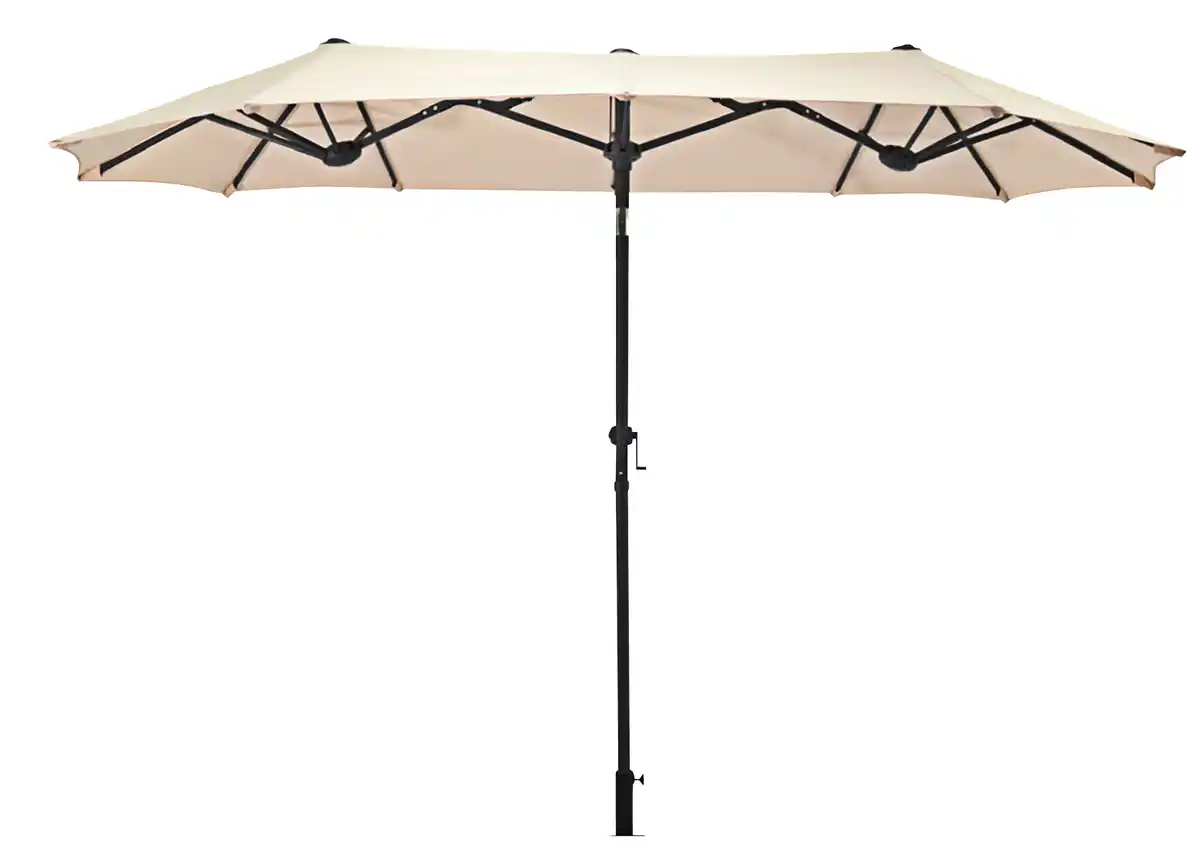 Bild 1 von Drei-Kuppel-Sonnenschirm 300x150cm drei Kuppeln