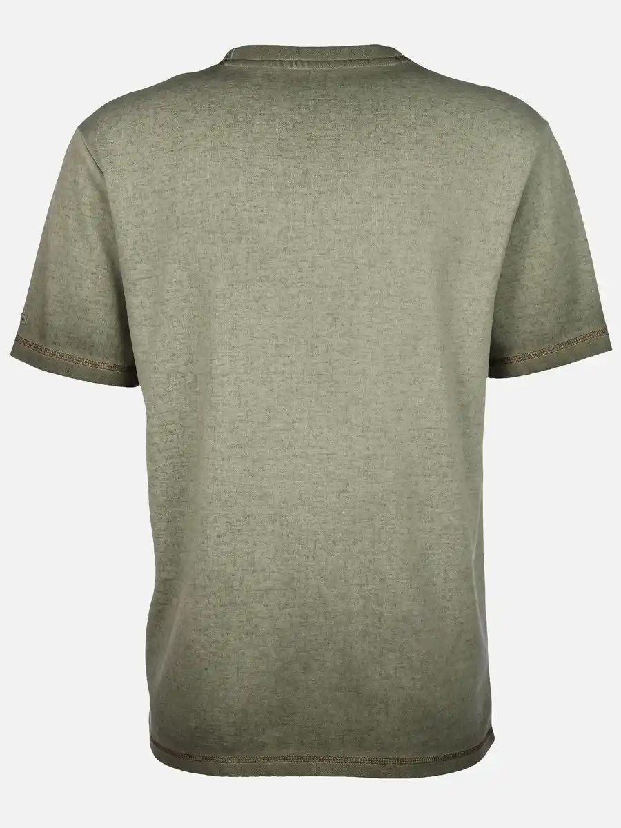 Bild 2 von Herren T-Shirt mit großem Frontprint Oliv