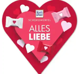 RITTER SPORT Schokowürfel-Herz*