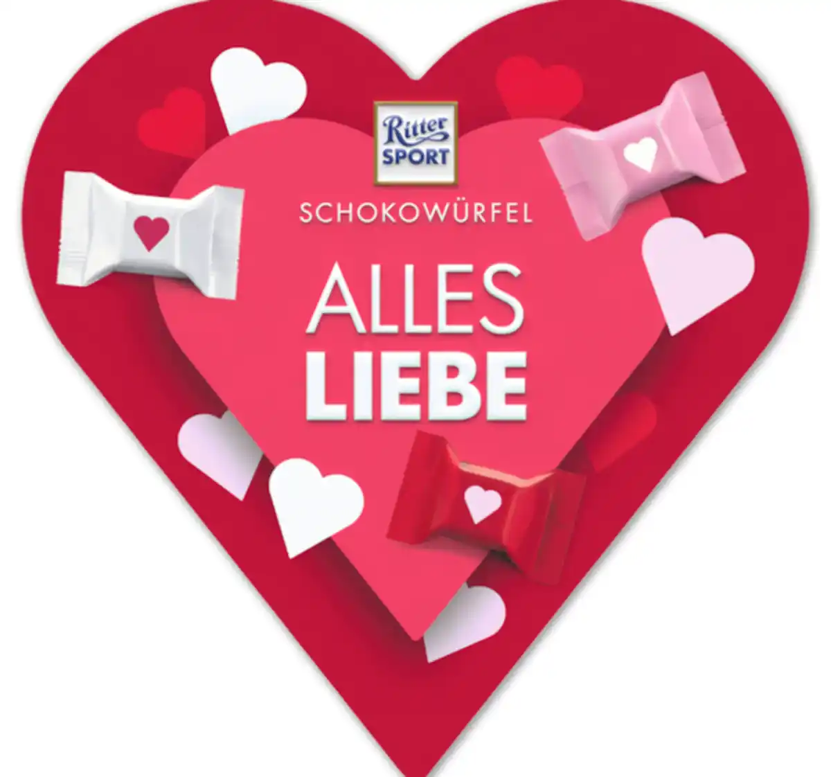 Bild 1 von RITTER SPORT Schokowürfel-Herz*