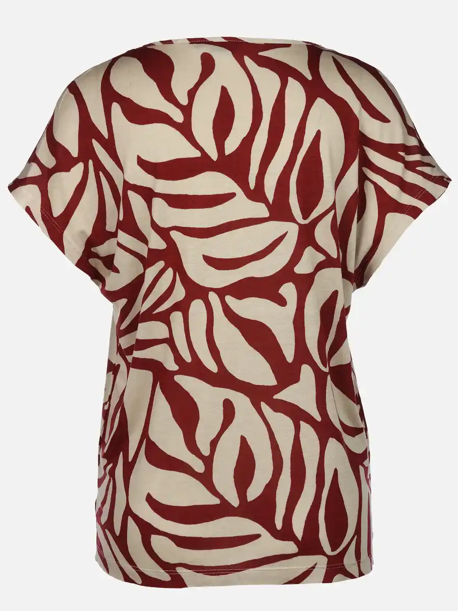Bild 2 von Damen Shirt mit Musterprint Rot