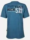 Bild 2 von Herren Henleyshirt mit Print Blau