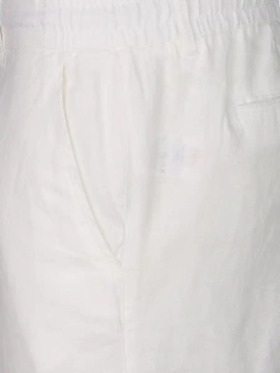 Bild 4 von Herren Leinenhose mit Kordelzug Weiß
