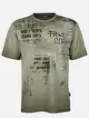 Bild 1 von Herren T-Shirt mit großem Frontprint Oliv