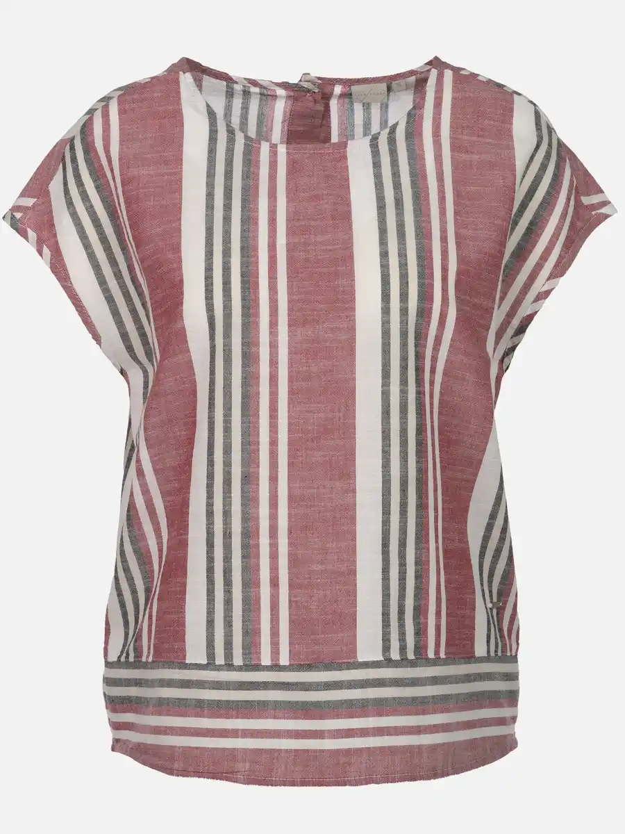 Bild 1 von Damen Schlupfbluse mit Streifen Rot